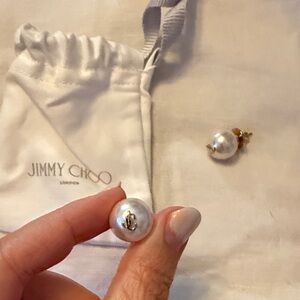 Jimmy Choo Pearl Earrings